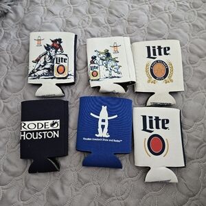 Assorted Beer and Houston Rodeo Can Coolers